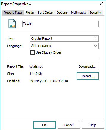Report Type